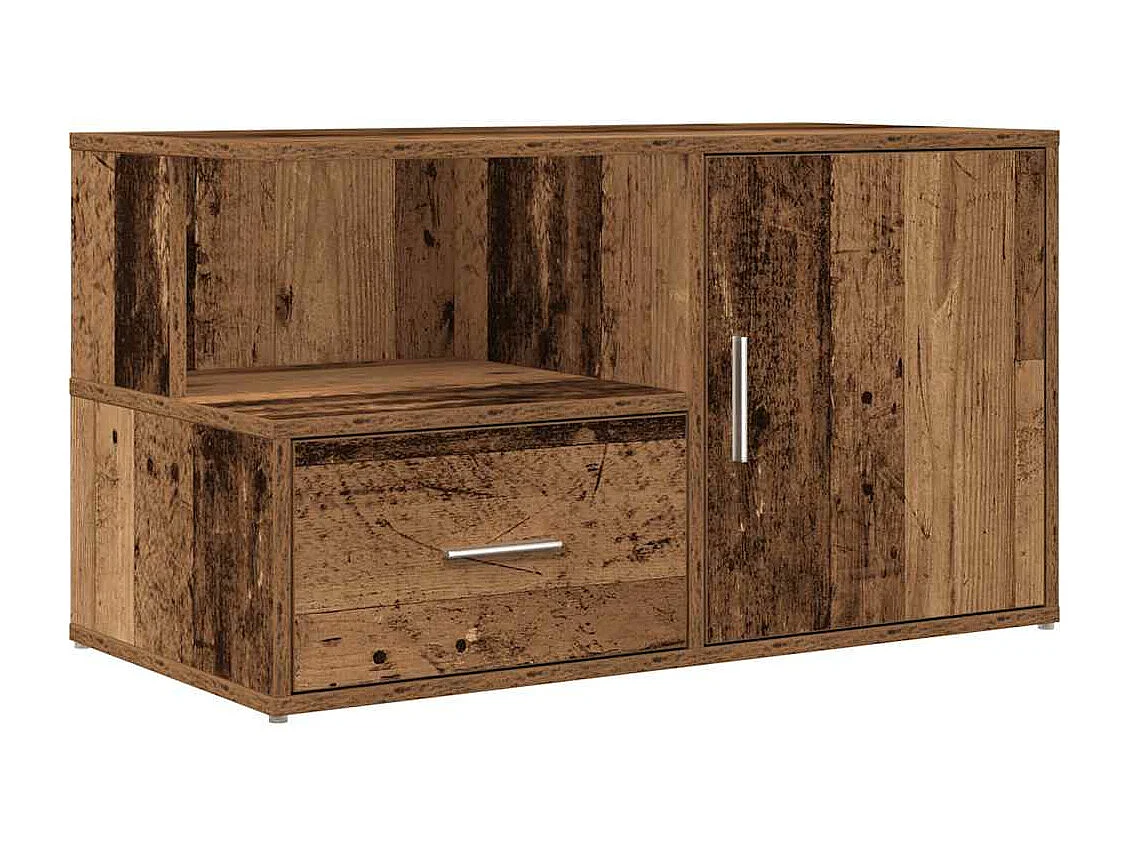 Eckregal Altholz-Optik 200x40x45 cm Holzwerkstoff