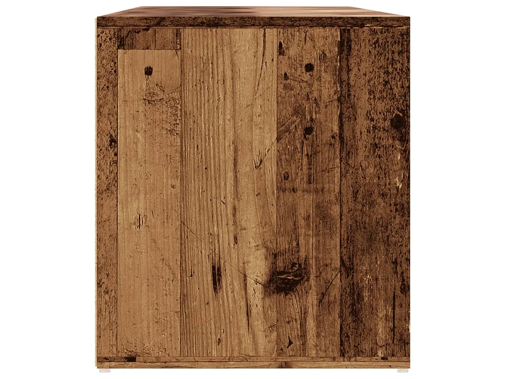 Mobile Angolare Legno Antico 200x40x45 cm in Truciolato