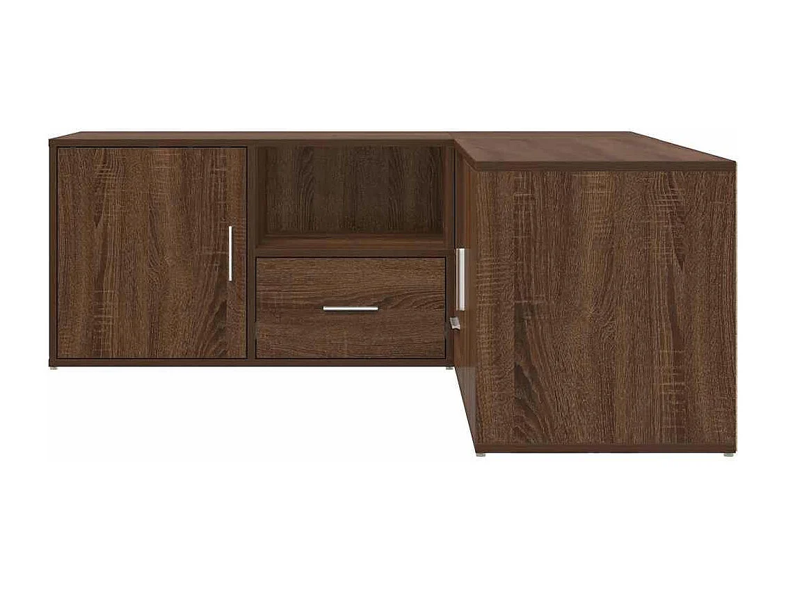 Armoire d'angle chêne marron 200x40x45 cm bois d'ingénierie