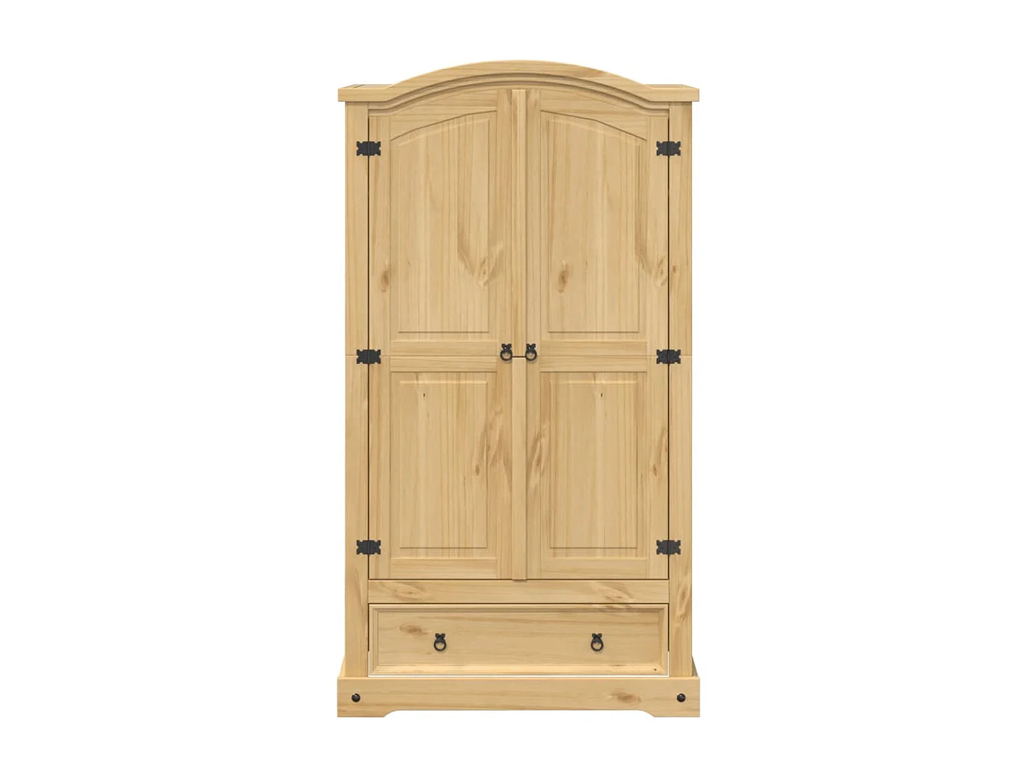 Garde-robe Corona 102x52x186 cm bois de pin massif