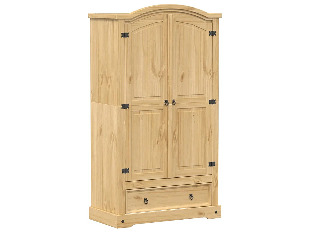 Kledingkast Corona 102x52x186 cm massief grenenhout