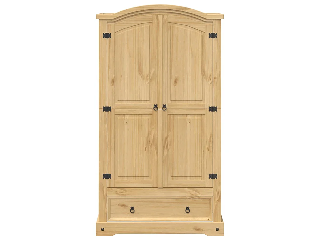Kledingkast Corona 102x52x186 cm massief grenenhout