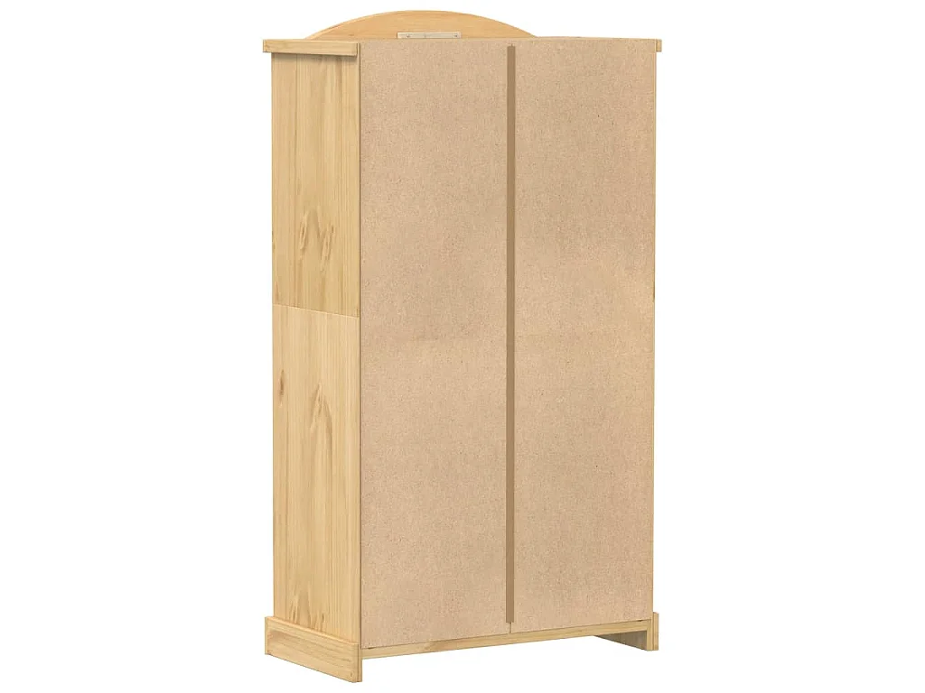Kledingkast Corona 102x52x186 cm massief grenenhout