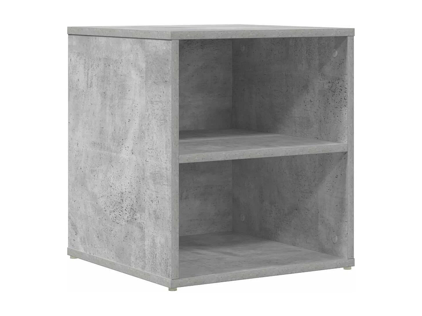 Armoire d'angle gris béton 200x40x45 cm bois d’ingénierie