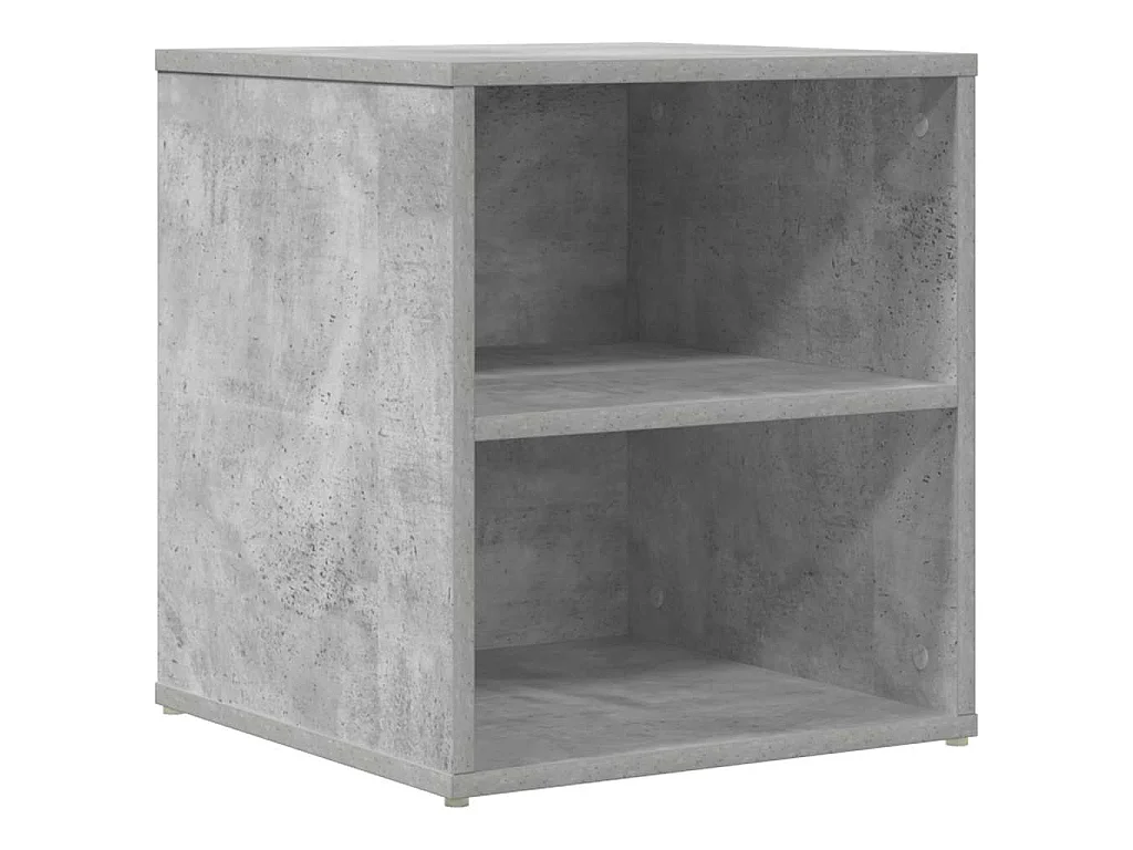 Armoire d'angle gris béton 200x40x45 cm bois d’ingénierie