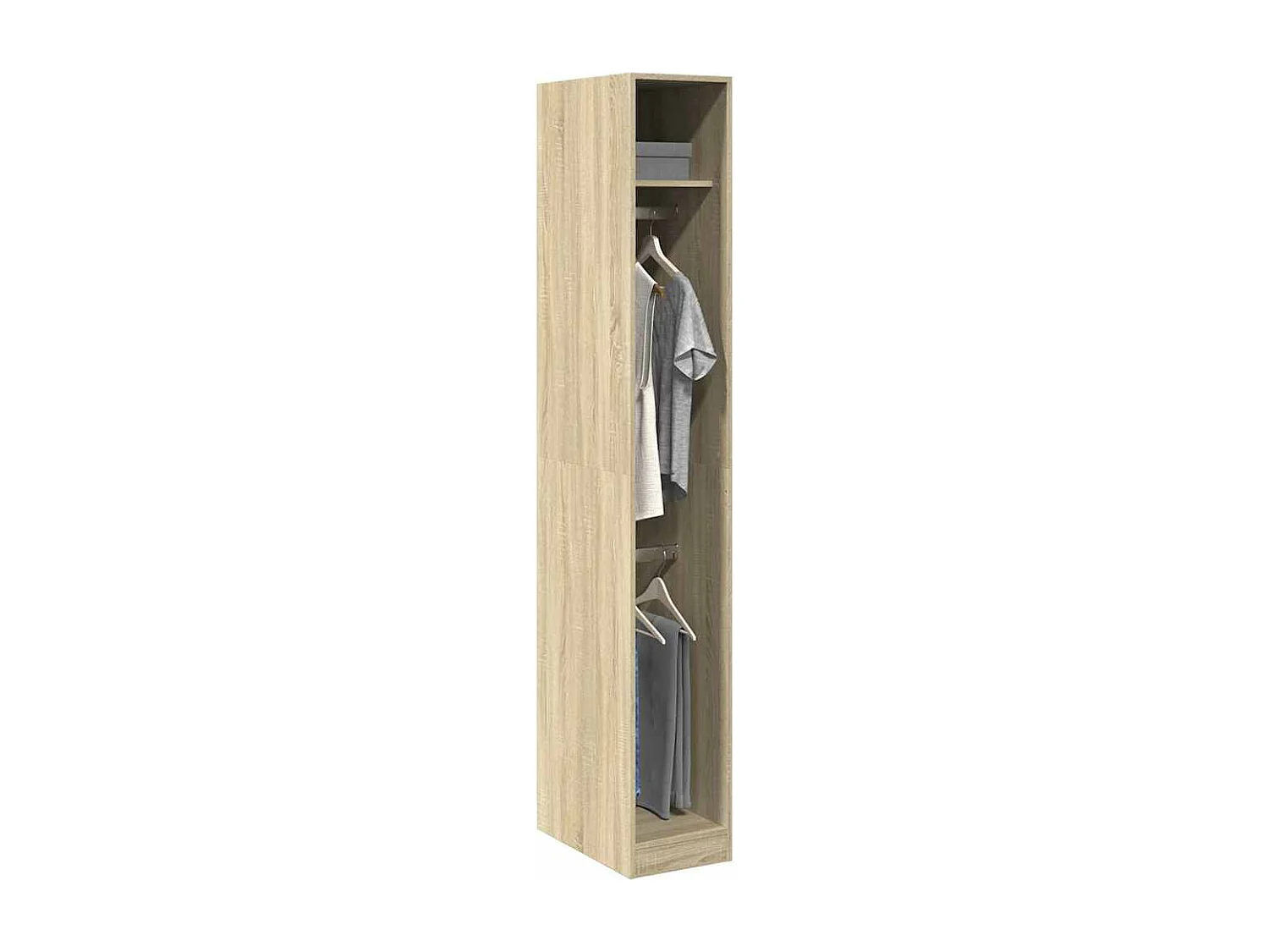 Armadio Rovere Sonoma 30x50x200 cm in Legno Multistrato