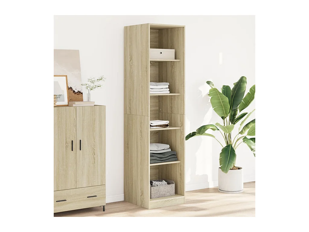 Kleiderschrank Sonoma-Eiche 50x50x200 cm Holzwerkstoff