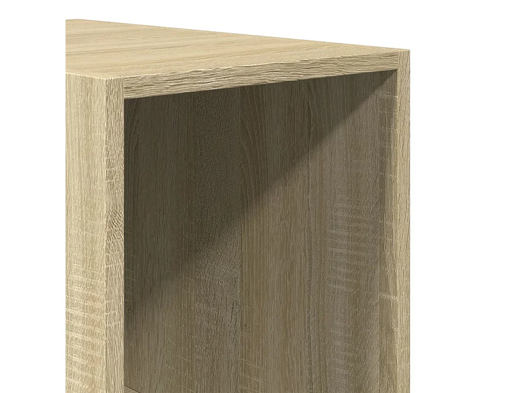 Kledingkast 30x50x200 cm bewerkt hout sonoma eikenkleurig