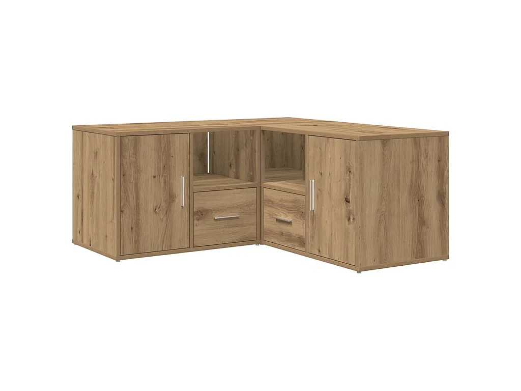Mobile Angolare Rovere Artigianale 160x40x45 cm in Truciolato