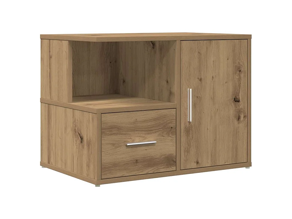 Mobile Angolare Rovere Artigianale 160x40x45 cm in Truciolato