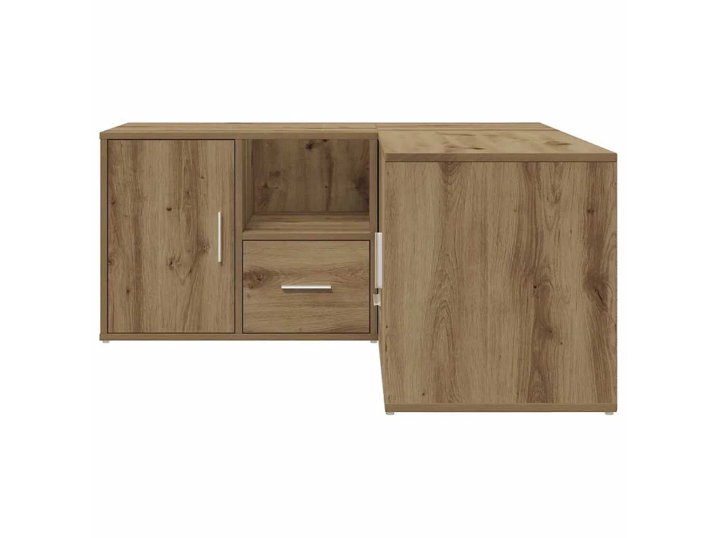 Mobile Angolare Rovere Artigianale 160x40x45 cm in Truciolato