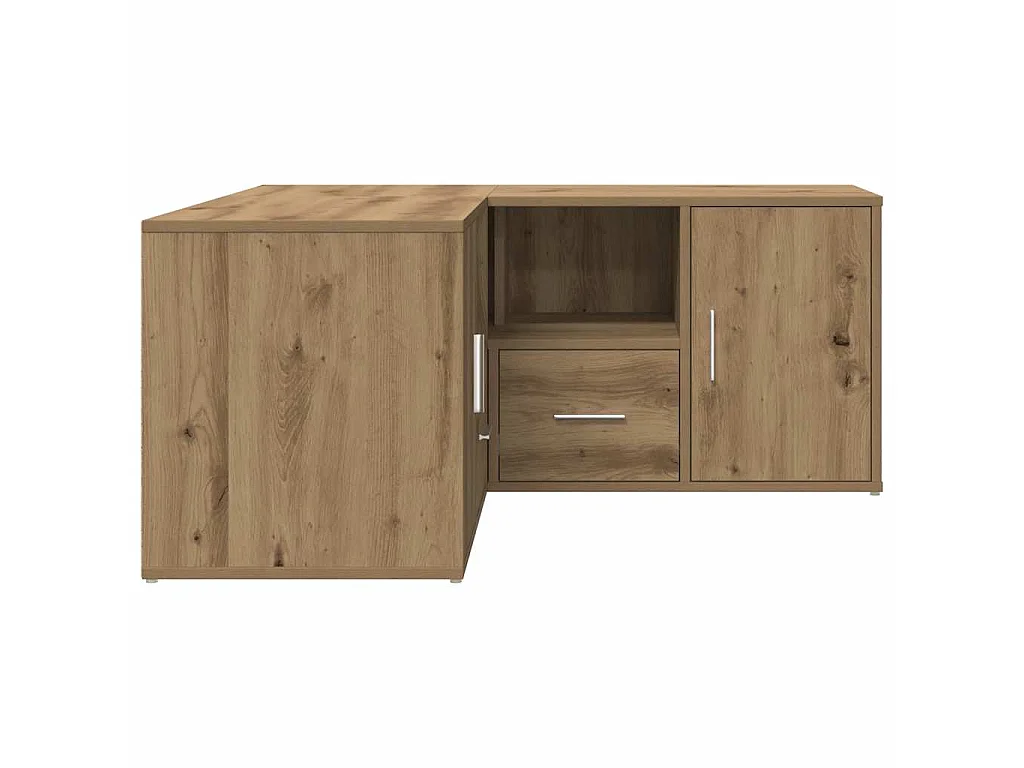 Mobile Angolare Rovere Artigianale 160x40x45 cm in Truciolato