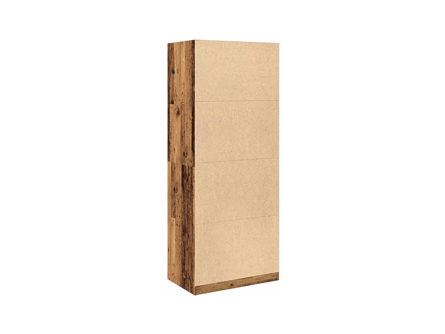 Kleiderschrank Altholz-Optik 80x50x200 cm Holzwerkstoff
