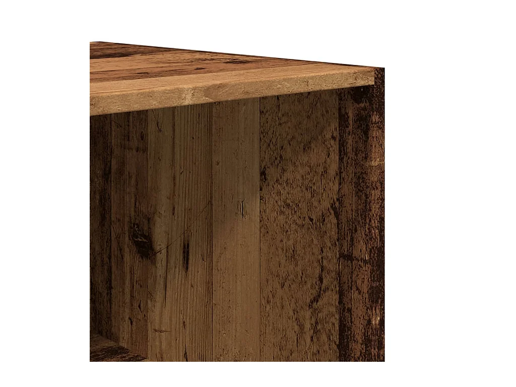 Kleiderschrank Altholz-Optik 80x50x200 cm Holzwerkstoff