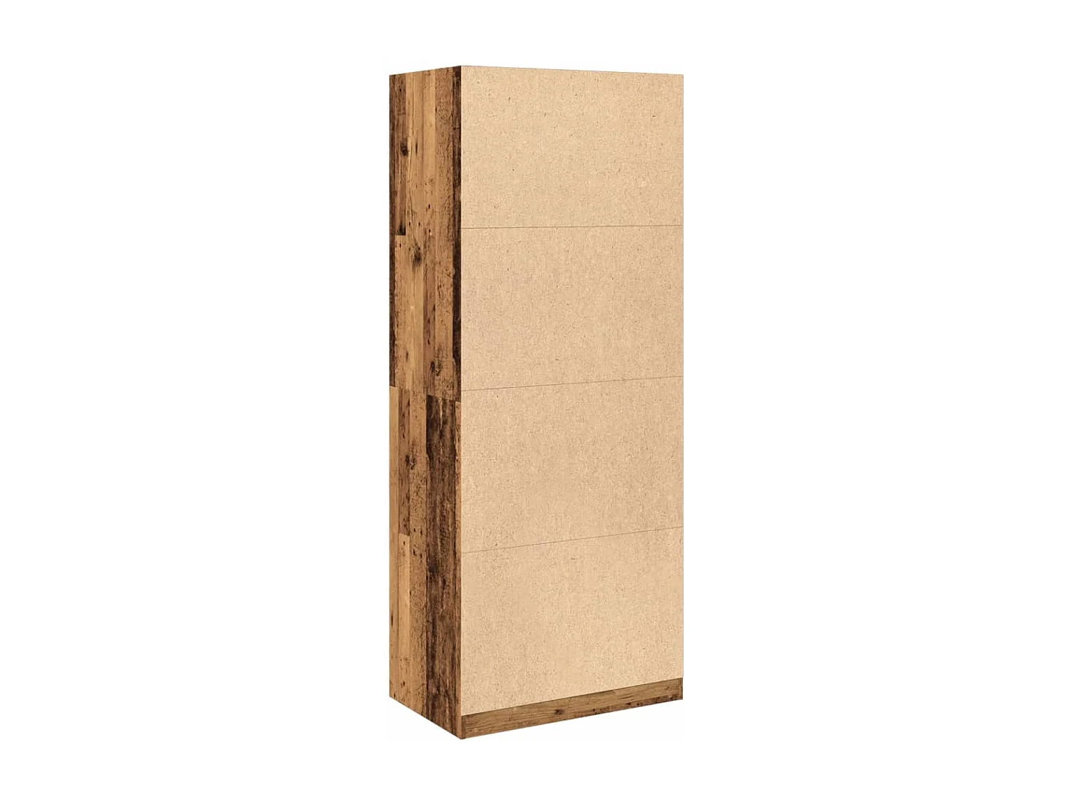 Kleiderschrank Altholz-Optik 80x50x200 cm Holzwerkstoff