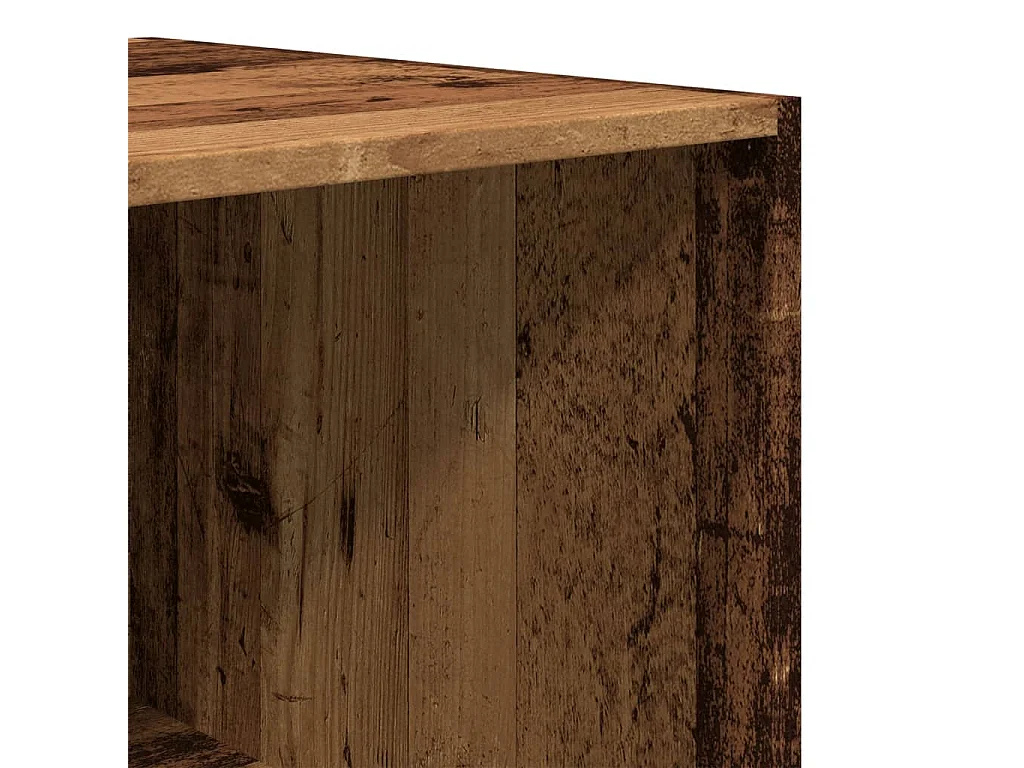 Garde-robe vieux bois 80x50x200 cm bois d'ingénierie