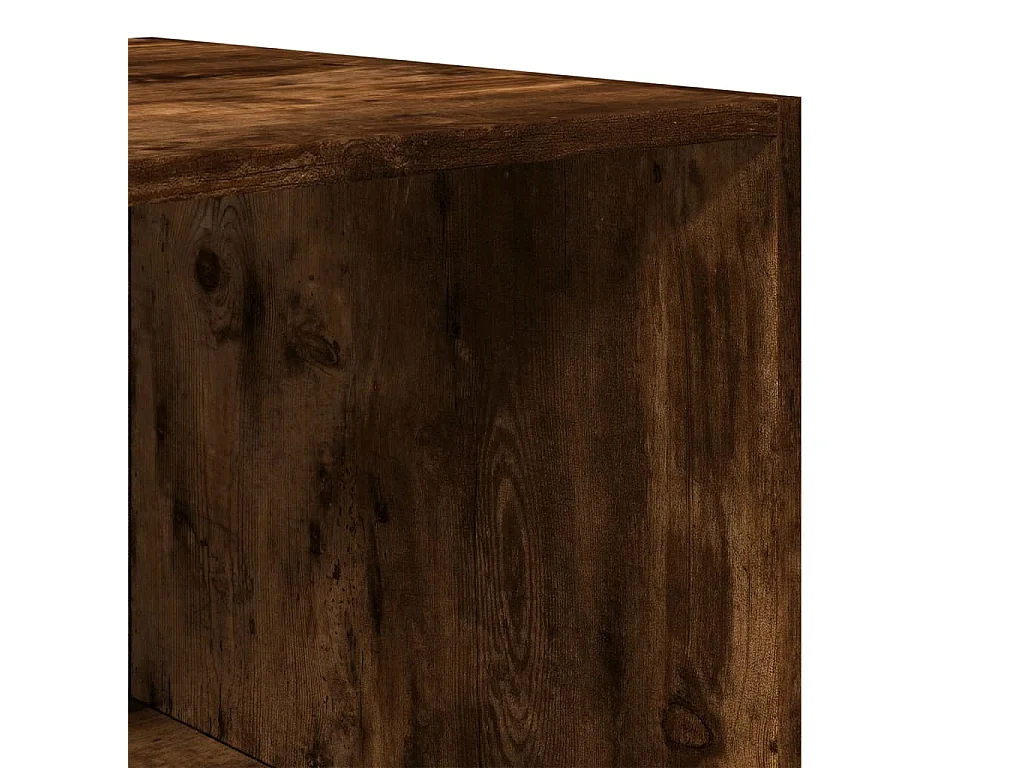 Garde-robe chêne fumé 50x50x200 cm bois d'ingénierie