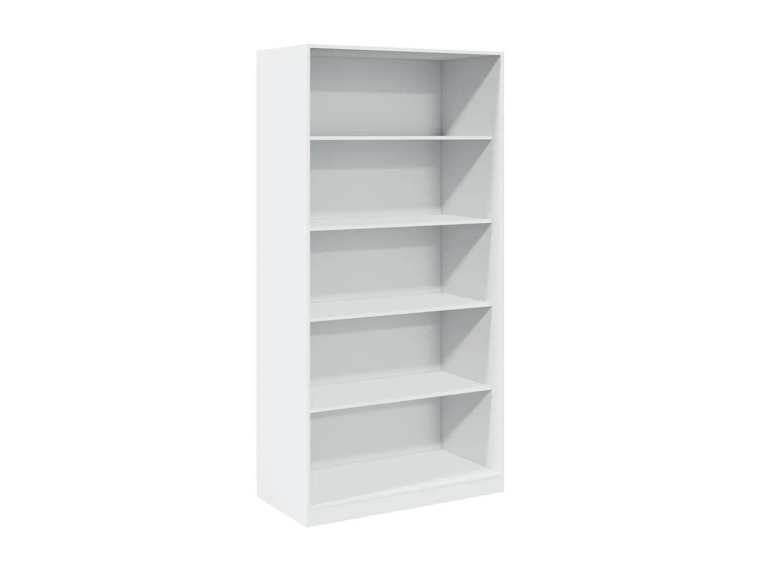 Armario de madera contrachapada blanco 100x50x200 cm
