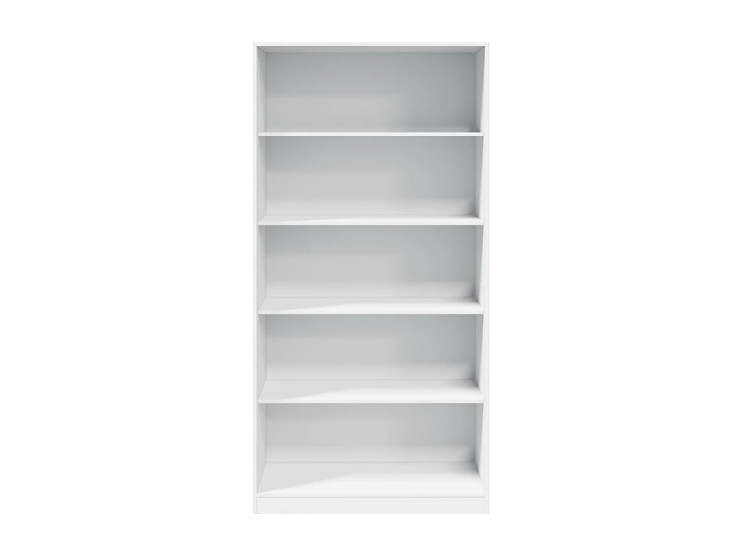 Armario de madera contrachapada blanco 100x50x200 cm