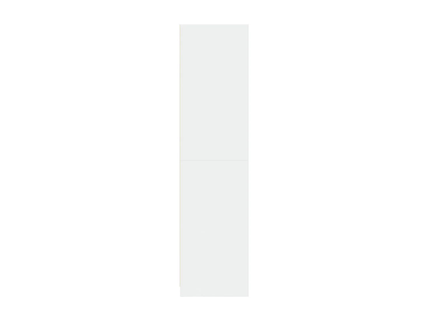 Armario de madera contrachapada blanco 100x50x200 cm