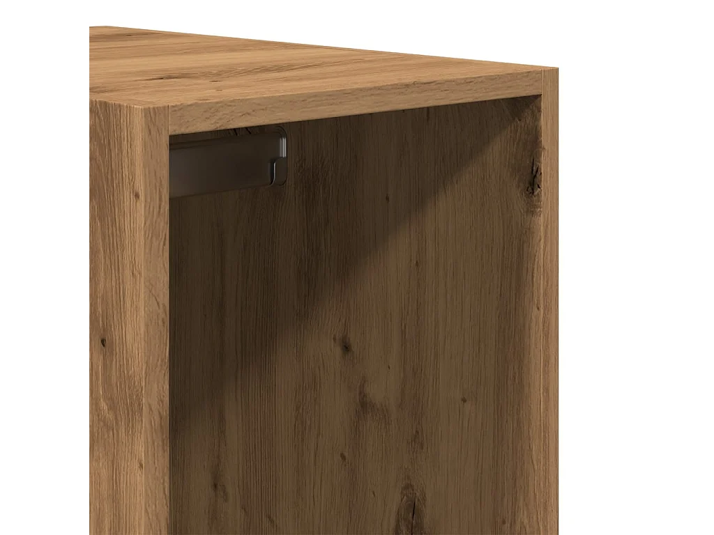 Garde-robe chêne artisanal 30x50x200 cm bois d'ingénierie