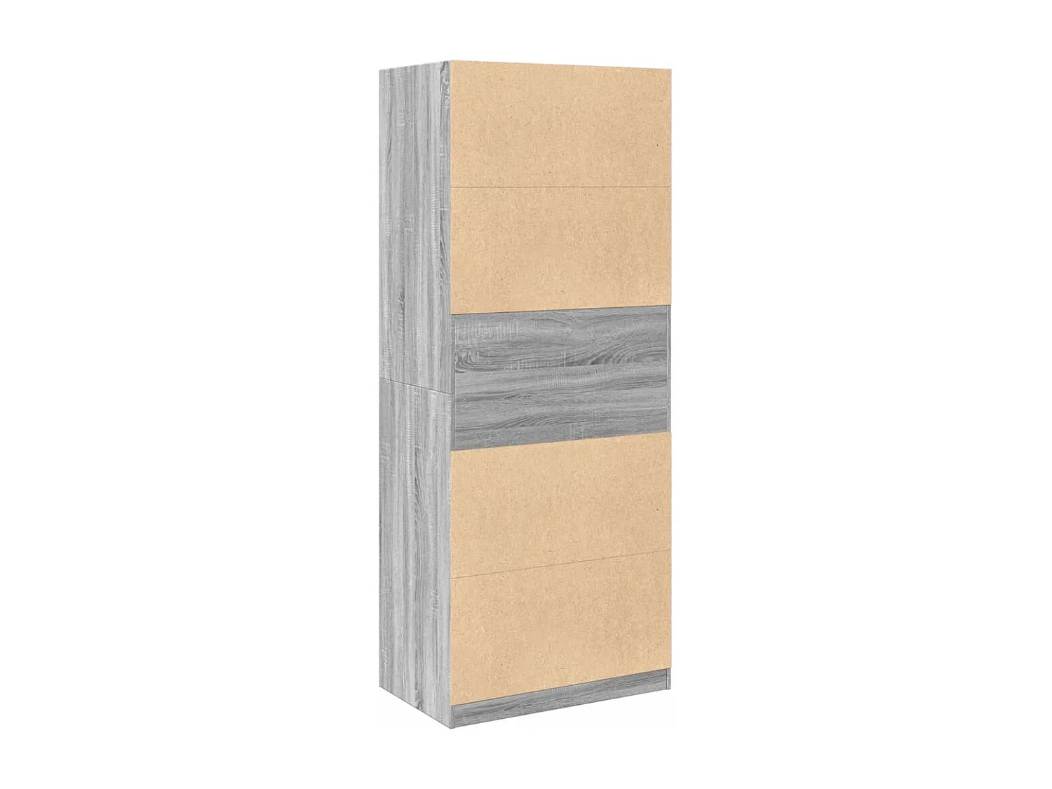 Garde-robe sonoma gris 80x50x200 cm bois d'ingénierie