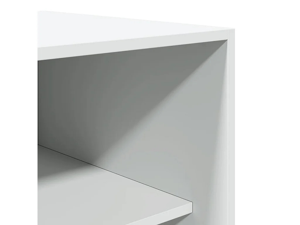 Garde-robe Blanc 50x50x200 cm Bois d'ingénierie