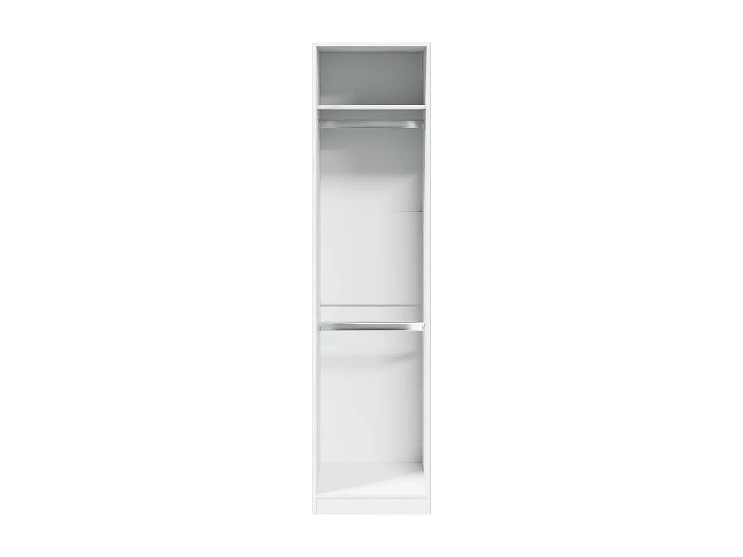 Armadio Bianco 50x50x200 cm in Legno Multistrato