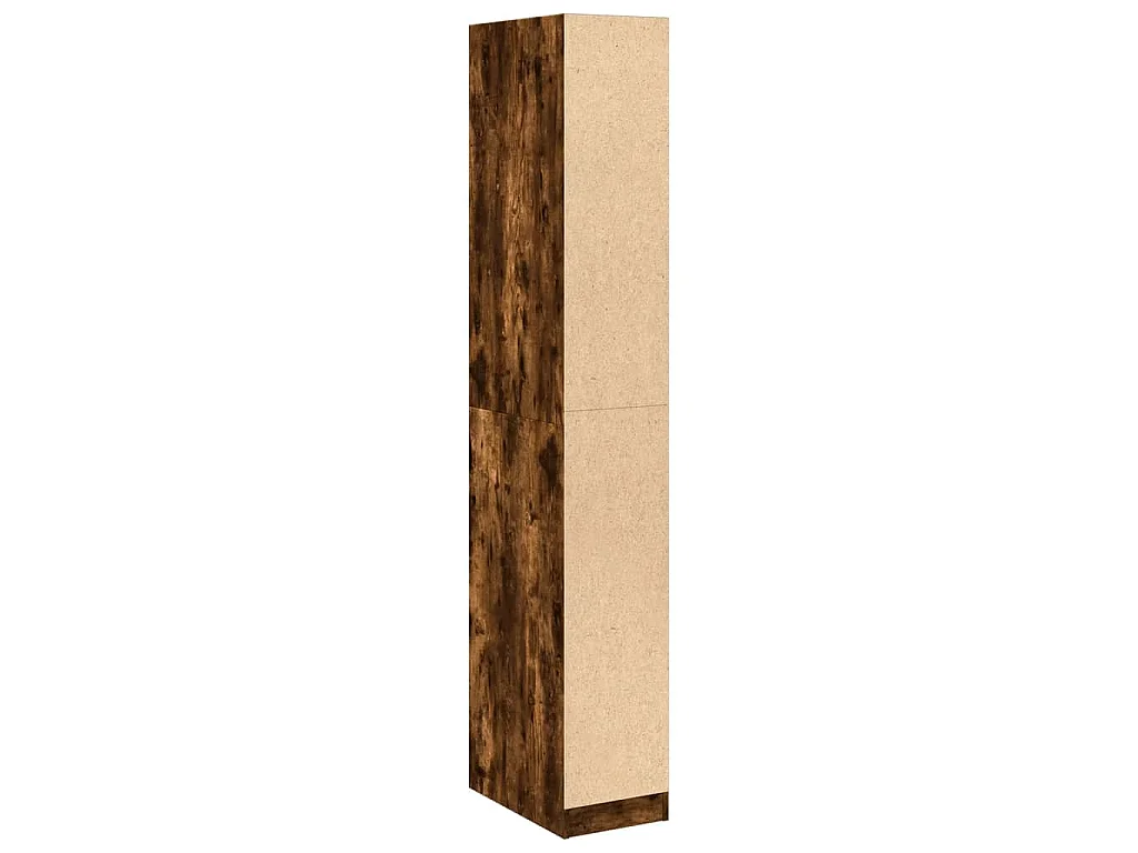 Armadio Rovere Fumo 30x50x200 cm in Legno Multistrato