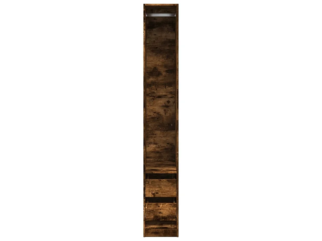 Armadio Rovere Fumo 30x50x200 cm in Legno Multistrato