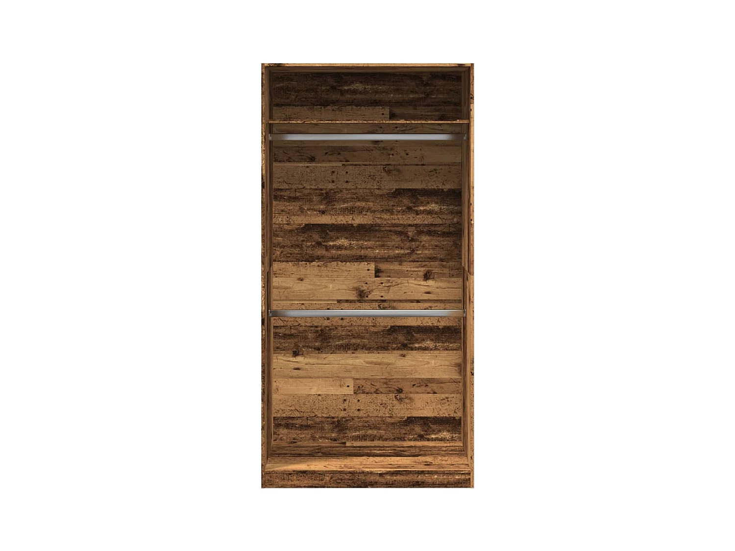 Kledingkast 100x50x200 cm bewerkt hout oud hout
