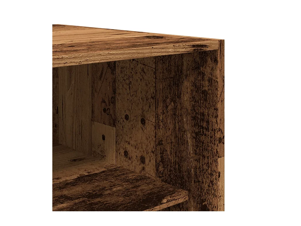 Kledingkast 100x50x200 cm bewerkt hout oud hout