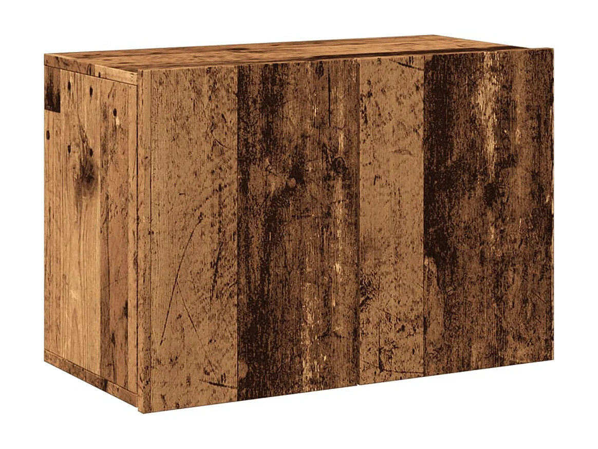 Tv-meubel wandgemonteerd 60x30x41 cm oud houtkleurig
