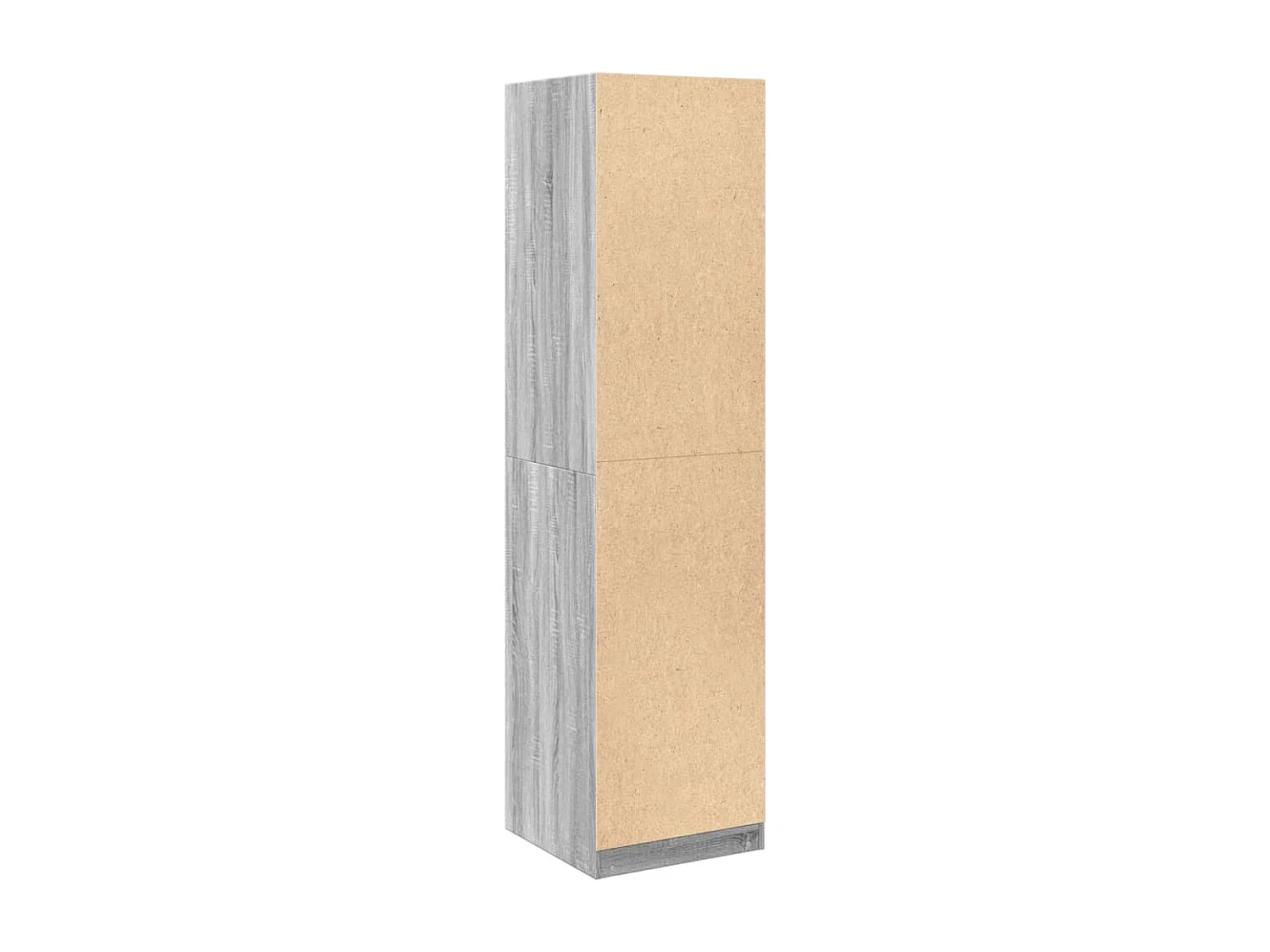 Armadio Grigio Sonoma 50x50x200 cm in Legno Multistrato
