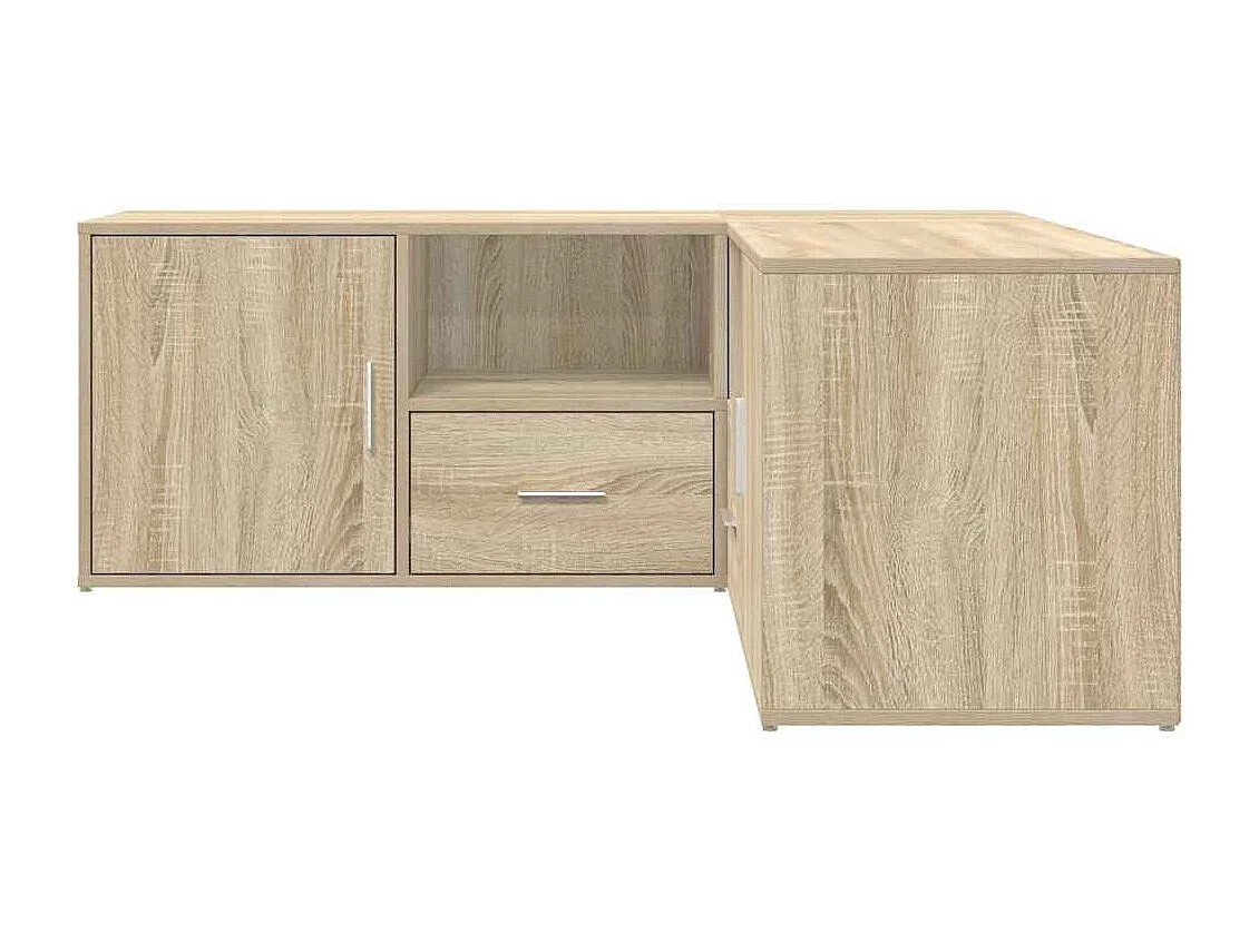 Hoekkast 200x40x45 cm bewerkt hout sonoma eikenkleurig