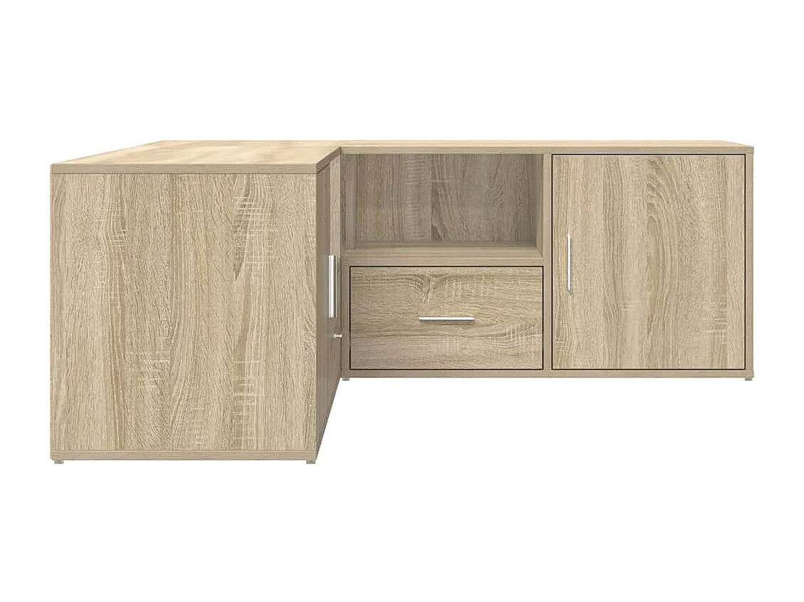 Hoekkast 200x40x45 cm bewerkt hout sonoma eikenkleurig