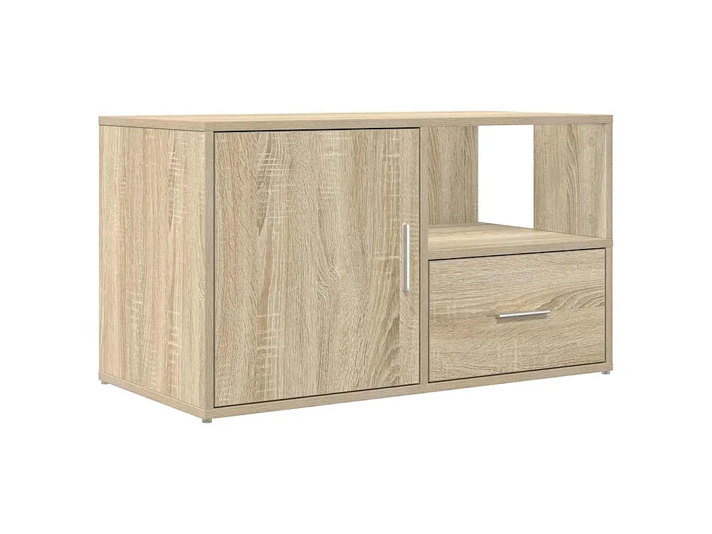 Mueble de esquina madera ingeniería roble Sonoma 200x40x45 cm