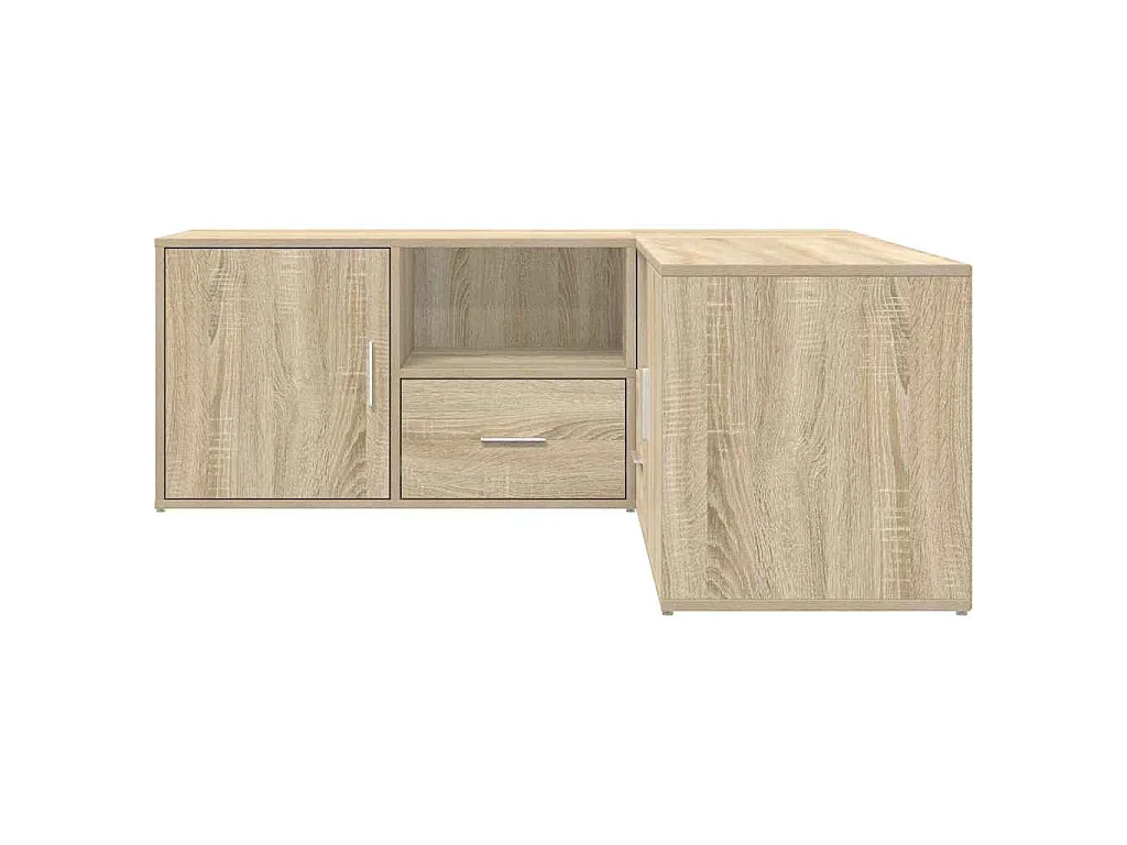 Mueble de esquina madera ingeniería roble Sonoma 200x40x45 cm