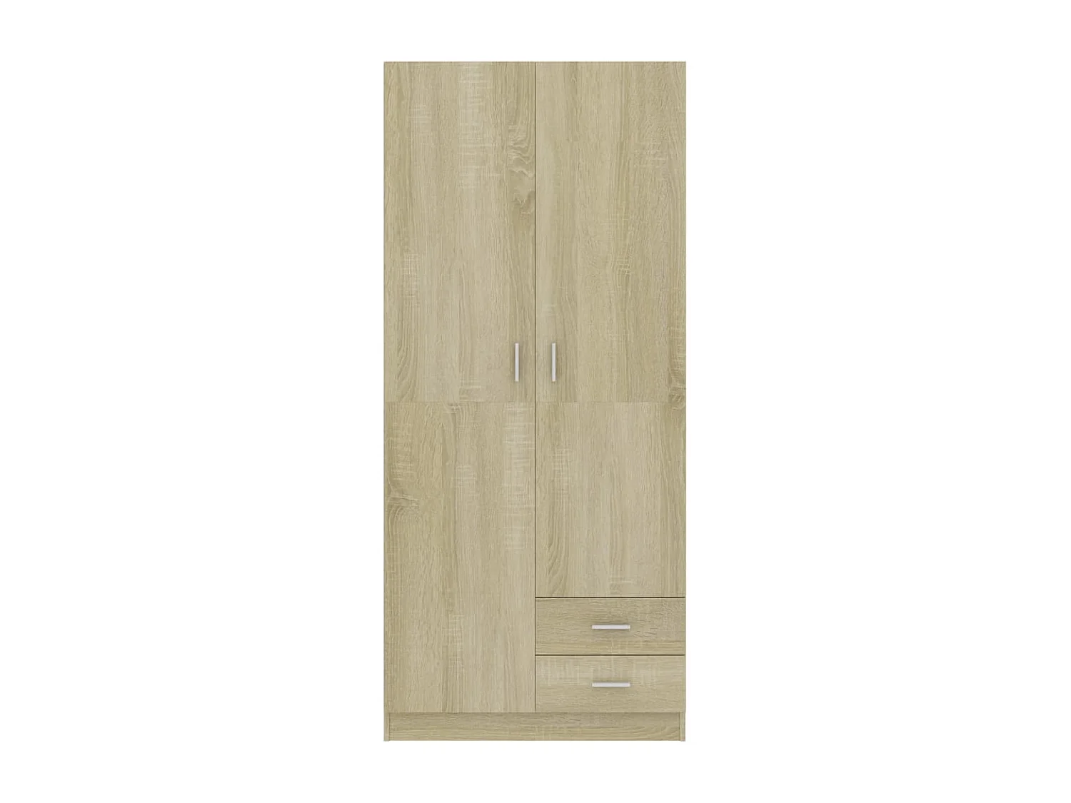 Armadio Rovere Sonoma 80x52x180 cm in Legno Multistrato