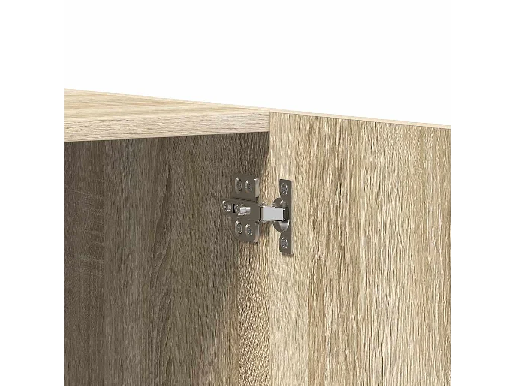 Kledingkast 80x52x180 cm bewerkt hout sonoma eikenkleurig