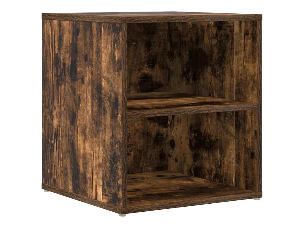 Eckregal Räuchereiche 160x40x45 cm Holzwerkstoff