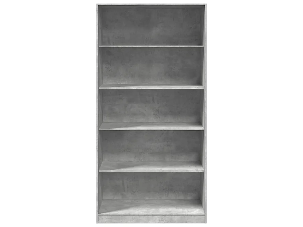 Kleiderschrank Betongrau 100x50x200 cm Holzwerkstoff