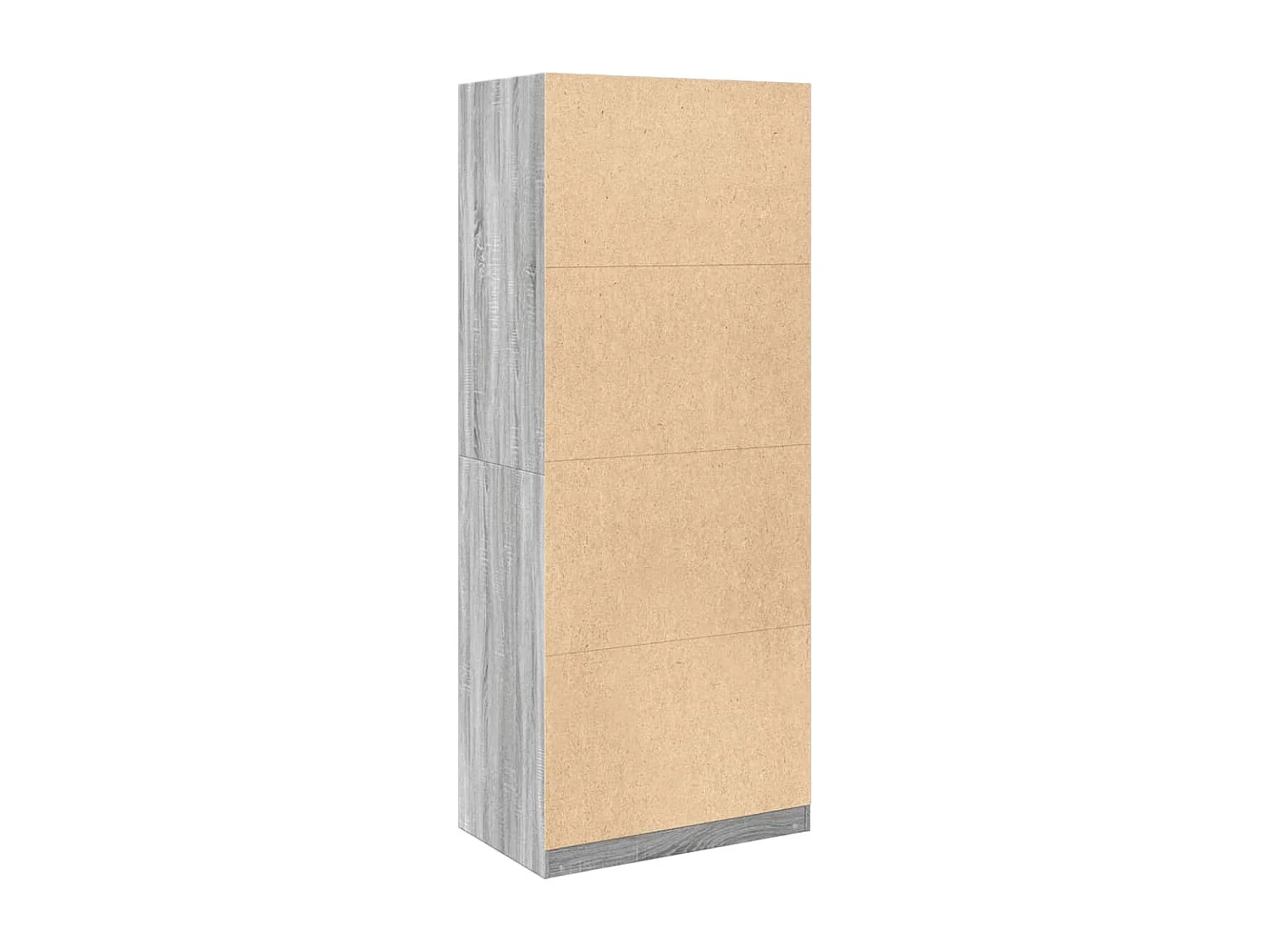 Roupeiro 80x50x200 cm derivados de madeira cinzento sonoma