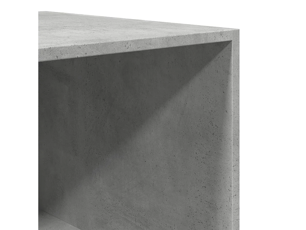 Armadio Grigio Cemento 80x50x200 cm in Legno Multistrato