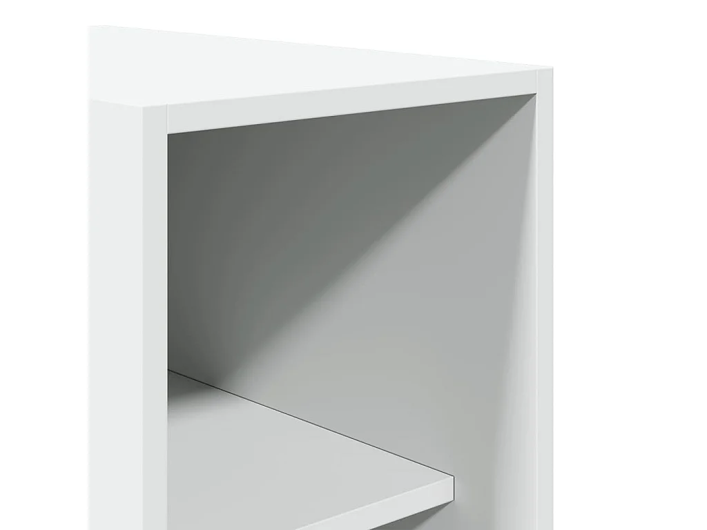 Armadio Bianco 30x50x200 cm in Legno Multistrato