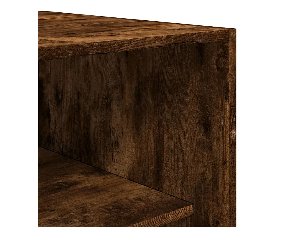 Kleiderschrank Räuchereiche 80x50x200 cm Holzwerkstoffs