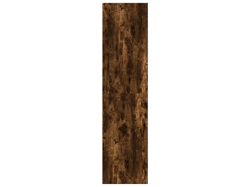 Garde-robe chêne fumé 80x50x200 cm bois d'ingénierie