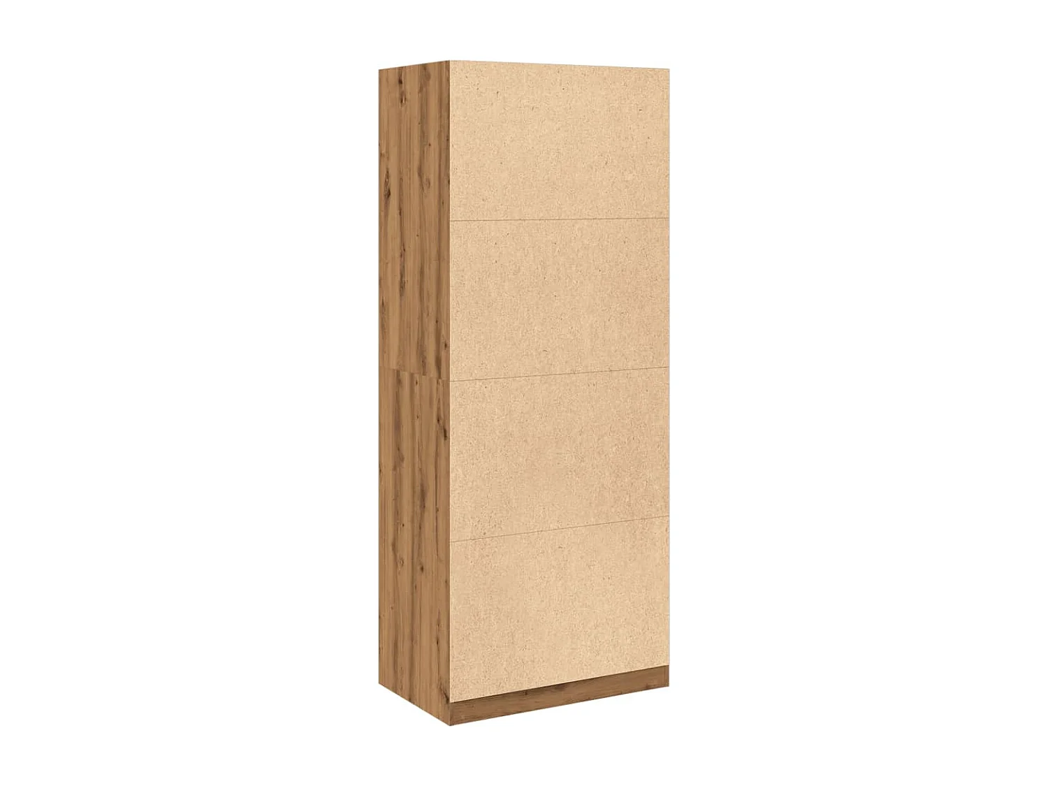 Roupeiro 80x50x200 cm derivados de madeira carvalho artisiano