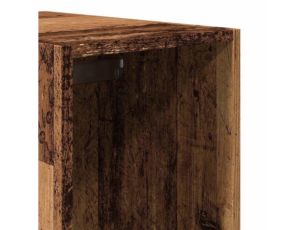 Kleiderschrank Altholz-Optik 30x50x200 cm Holzwerkstoff