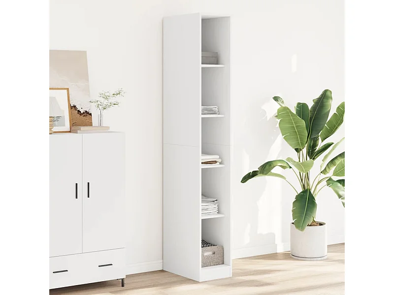 Armadio Bianco 30x50x200 cm in Legno tecnico